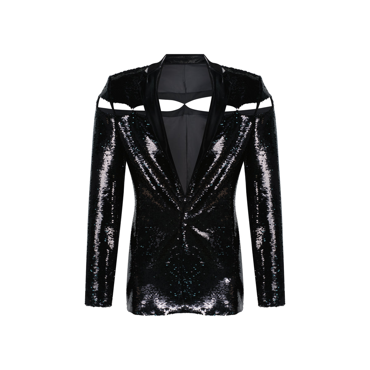 Sequin Cut Out Jacket