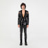 Buy Black Cut Out Sequin Jacket Online | ÚCHÈ Fashion Brand