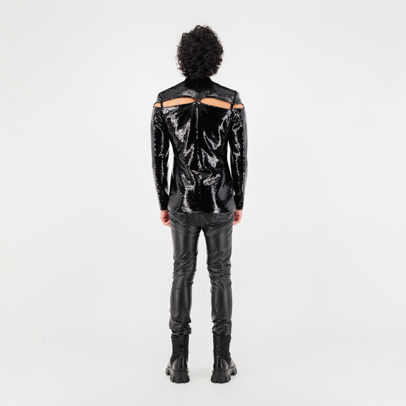 Shop High-Quality Black Sequin Jacket Online