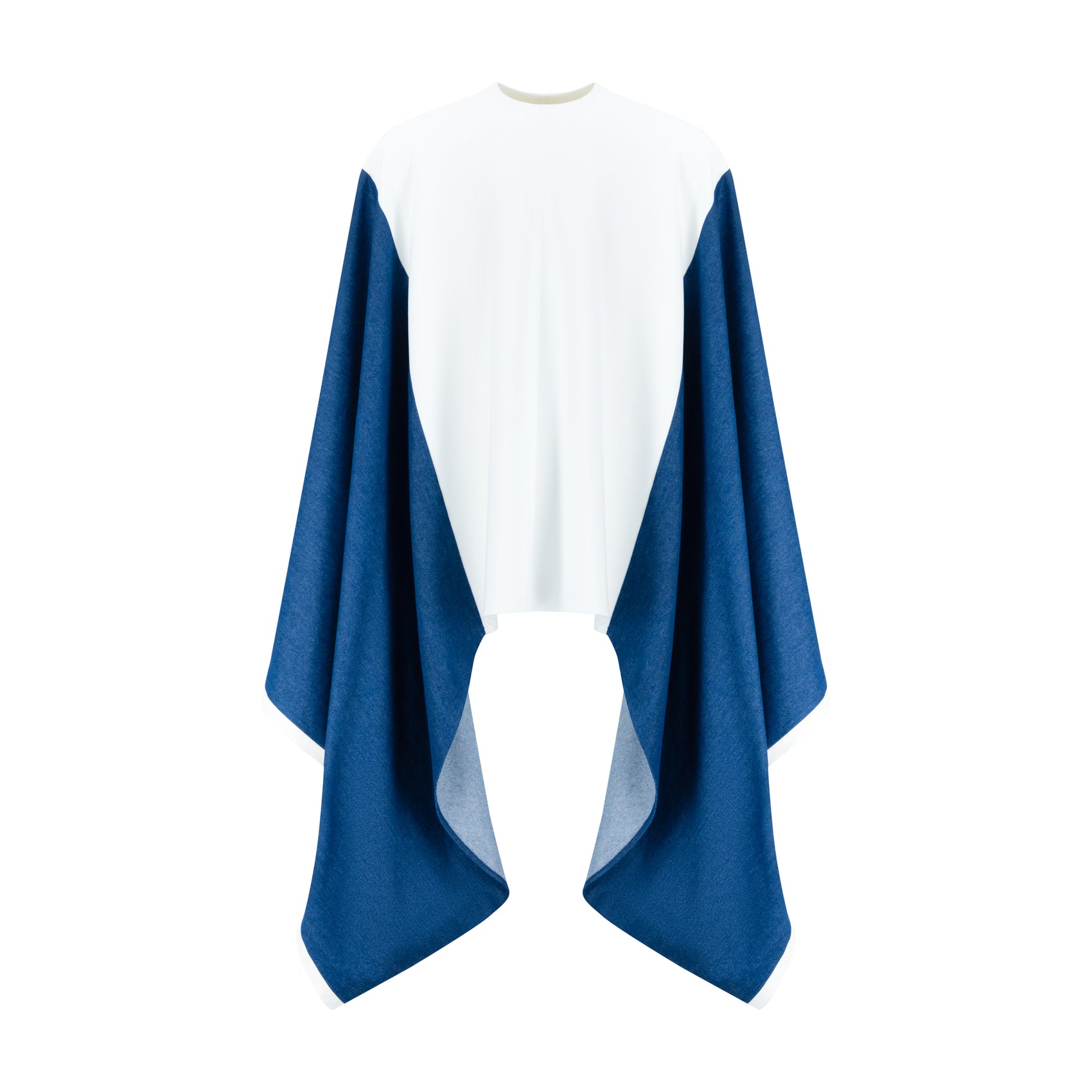 Denim Agbada Sleeves T - Shirt