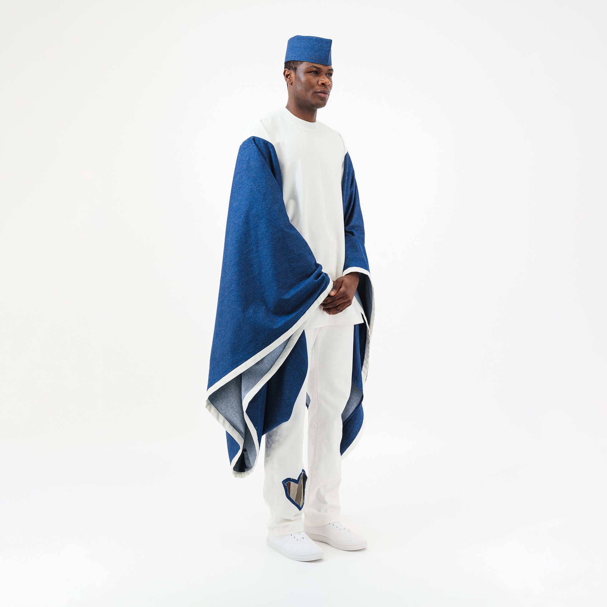 Denim Yoruba Hat
