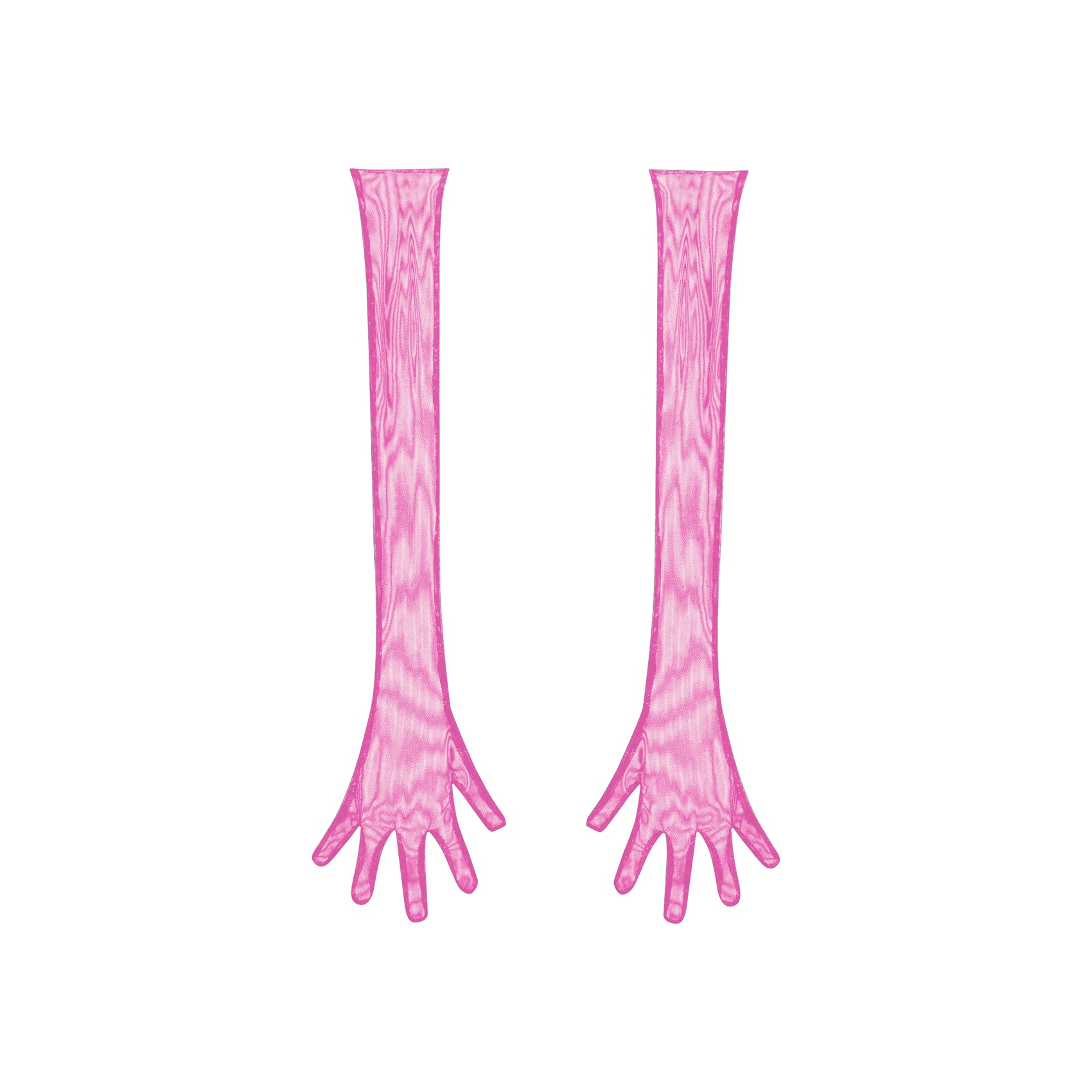 Pink Sheer Gloves