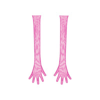 Pink Sheer Gloves