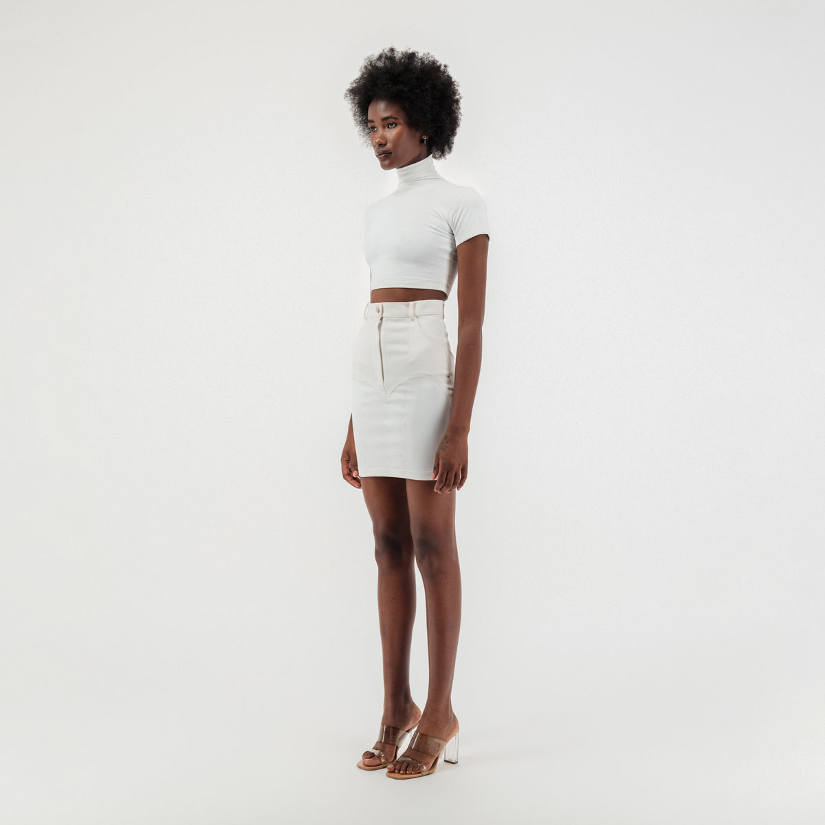 Half heart mini Skirt