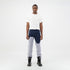 Jacquard Two Tone Denim Pants