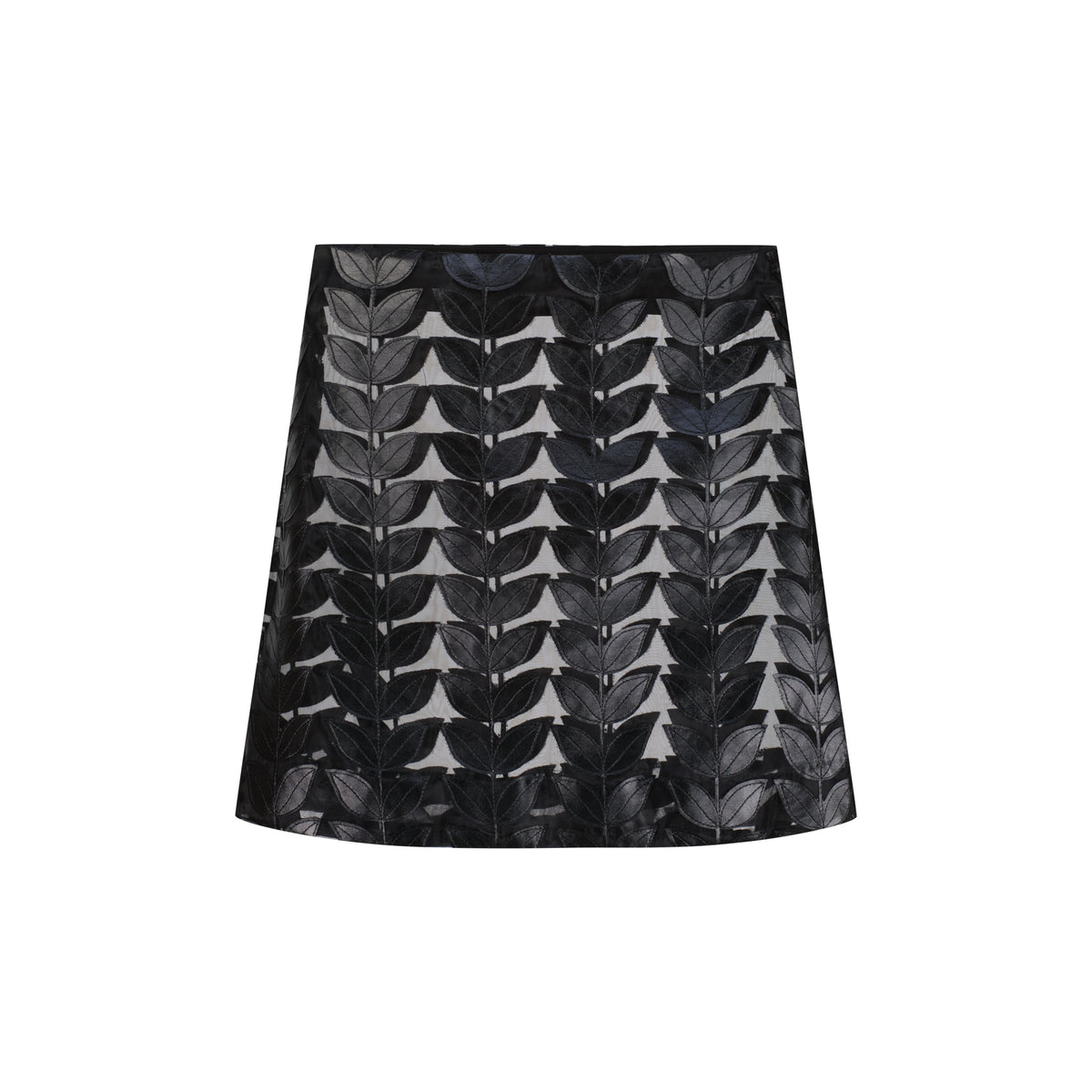 The Leather Leaf Mini Skirt
