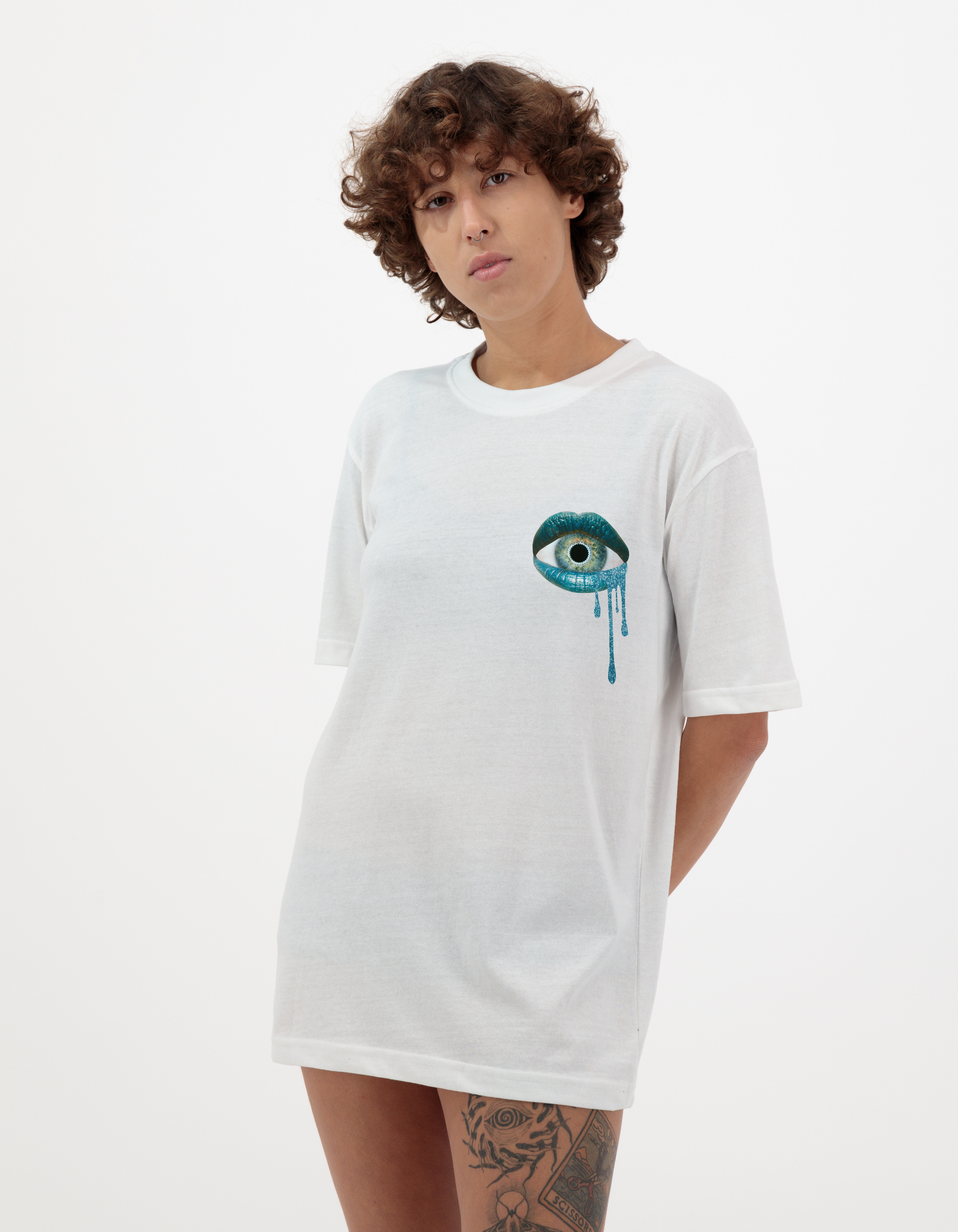 Mouth Eye White T-Shirt
