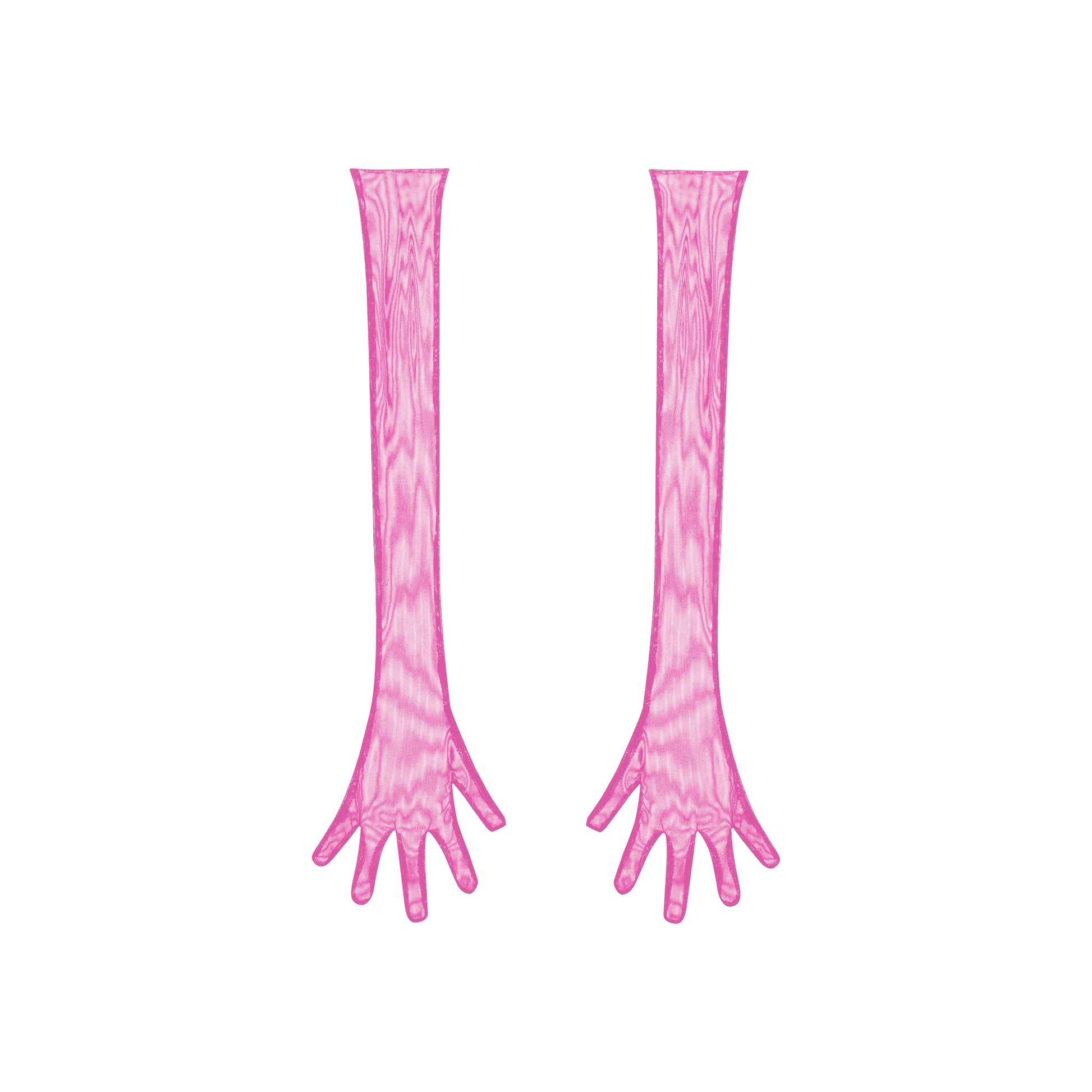 Pink Sheer Gloves