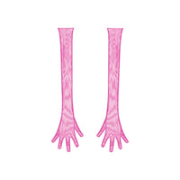 Pink Sheer Gloves