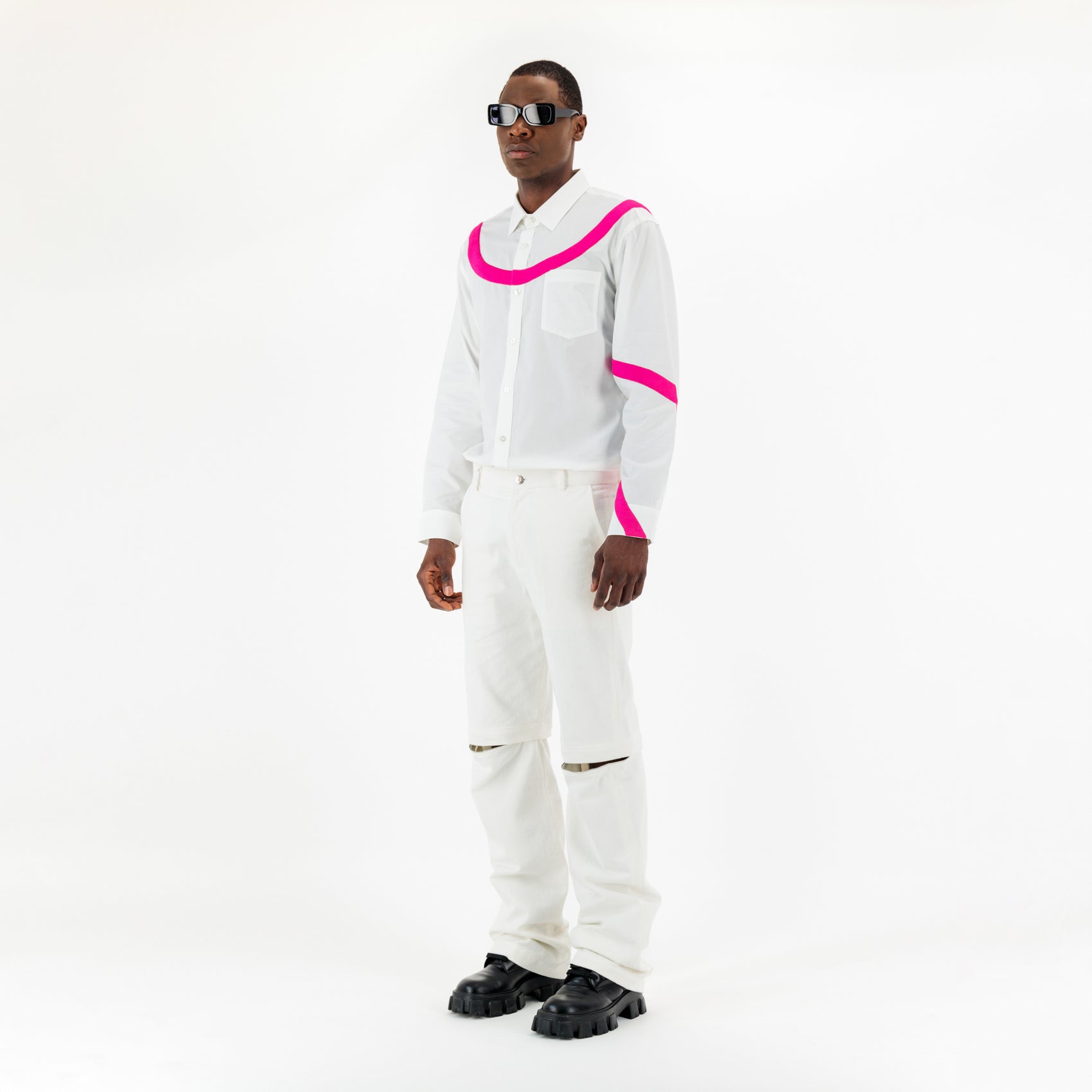 Pink Spiral Long Sleeve Shirt