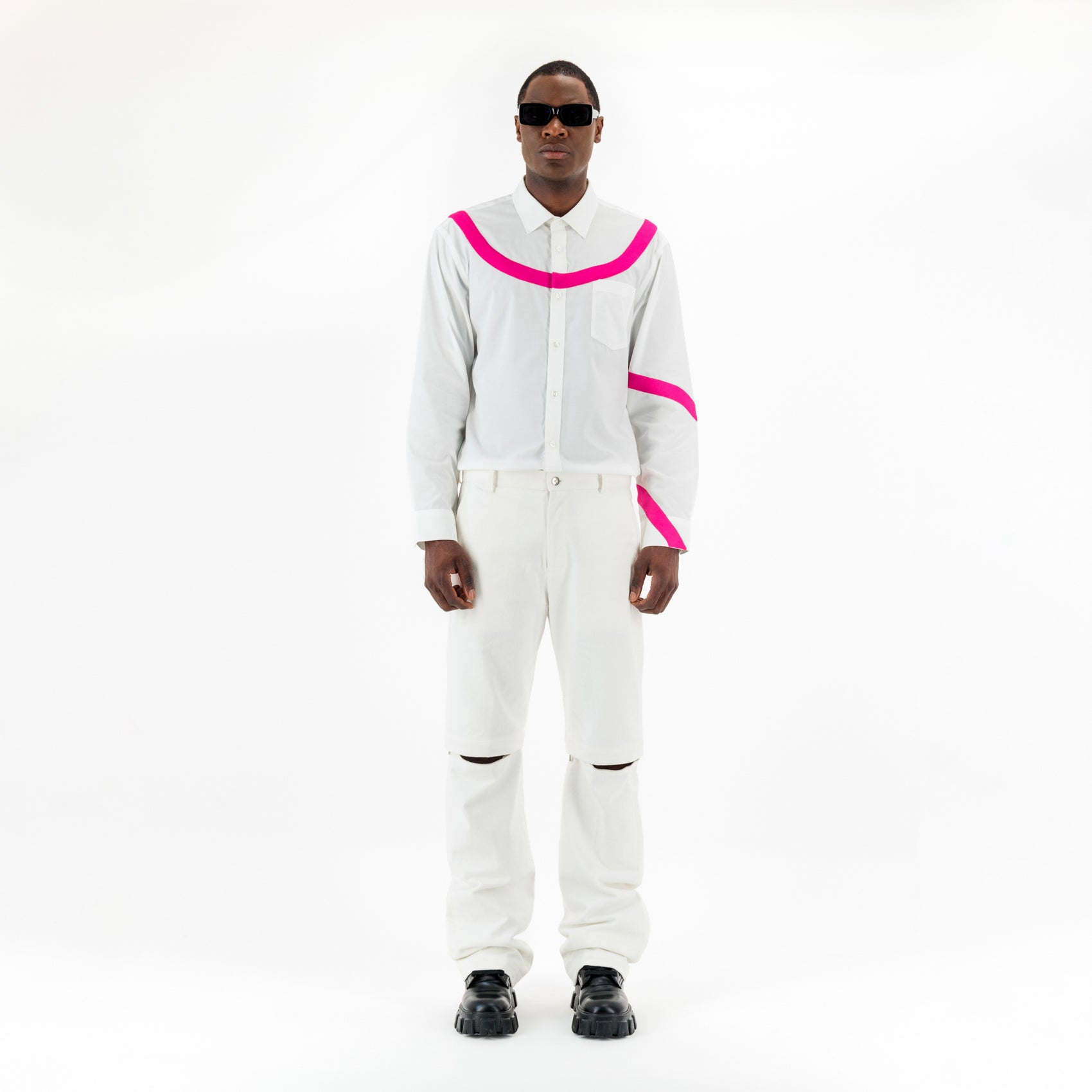 Pink Spiral Long Sleeve Shirt