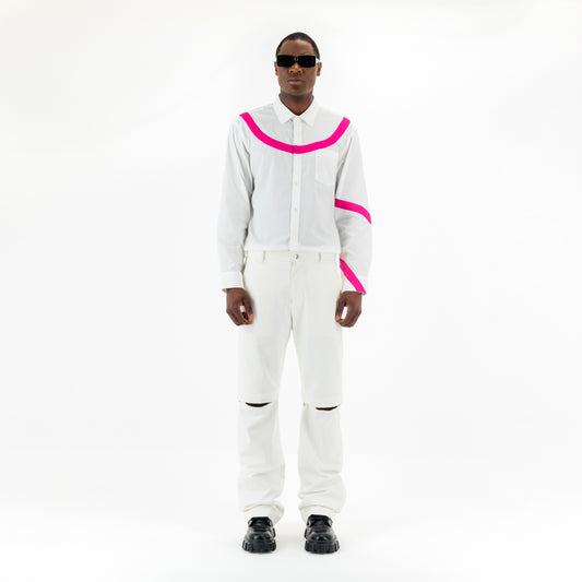 Pink Spiral Long Sleeve Shirt