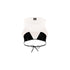 Black Bikini Layered Tank Top