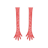 Red Sheer Gloves