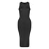 Semi-Sheer Dress In Black