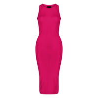 Semi-Sheer Dress In Pink