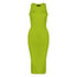 Semi-Sheer Dress In Green
