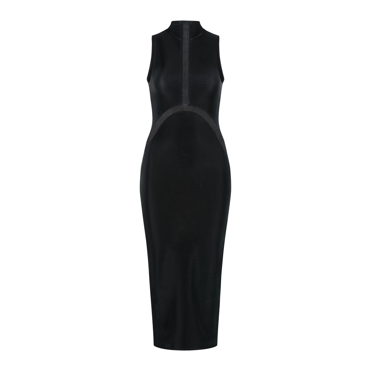 Sheer Paneling Cut Out Dress