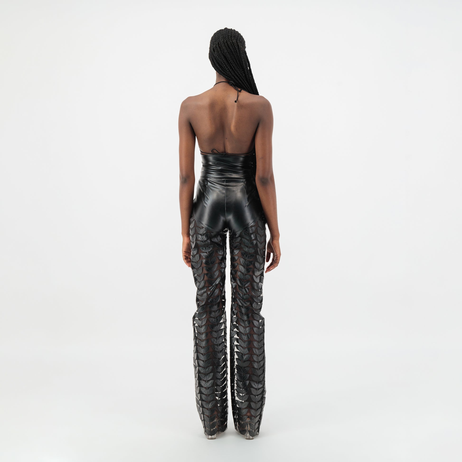The Leather Leaf High Waist Pants
