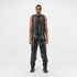 The Leather Leaf Sleeveless Shirt