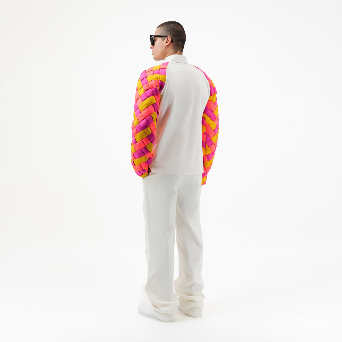 Multicolor Hearts Denim Pants
