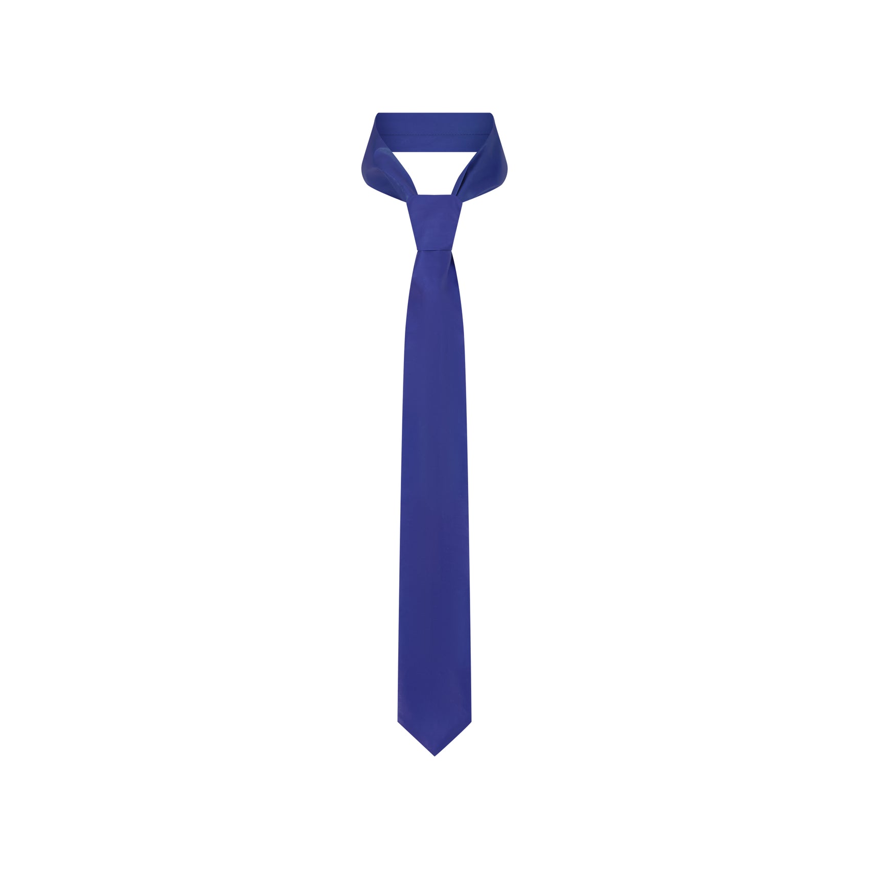 Adjustable reflective tie in purple, featuring a long length and point-shaped ends for a stylish look.