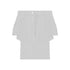 White Faux Leather Cut Out Skirt