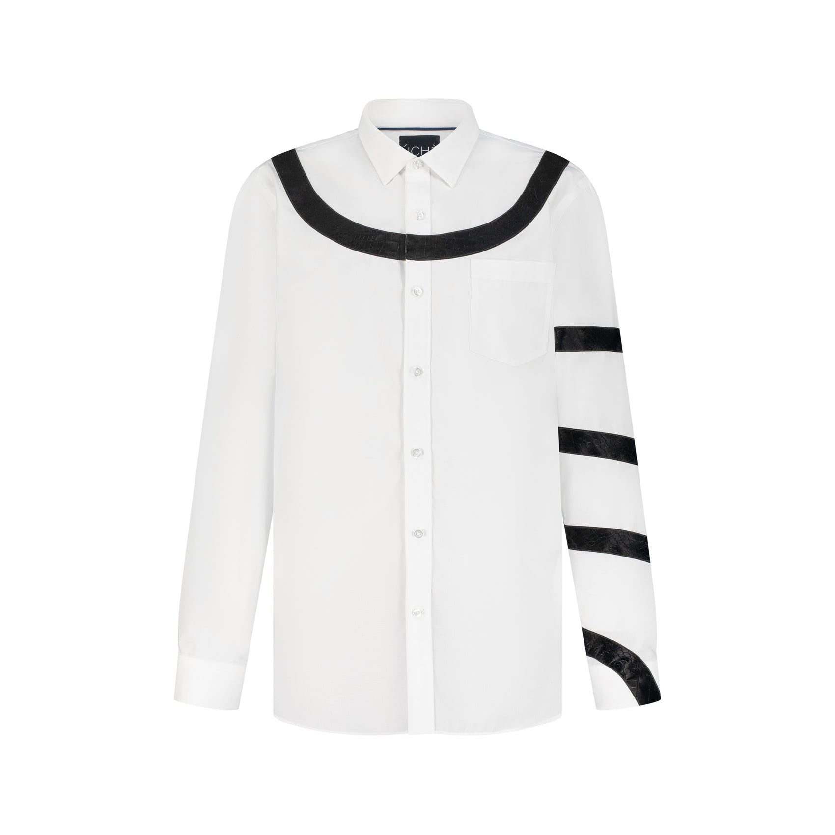 Crocodile Print Spiral Shirt