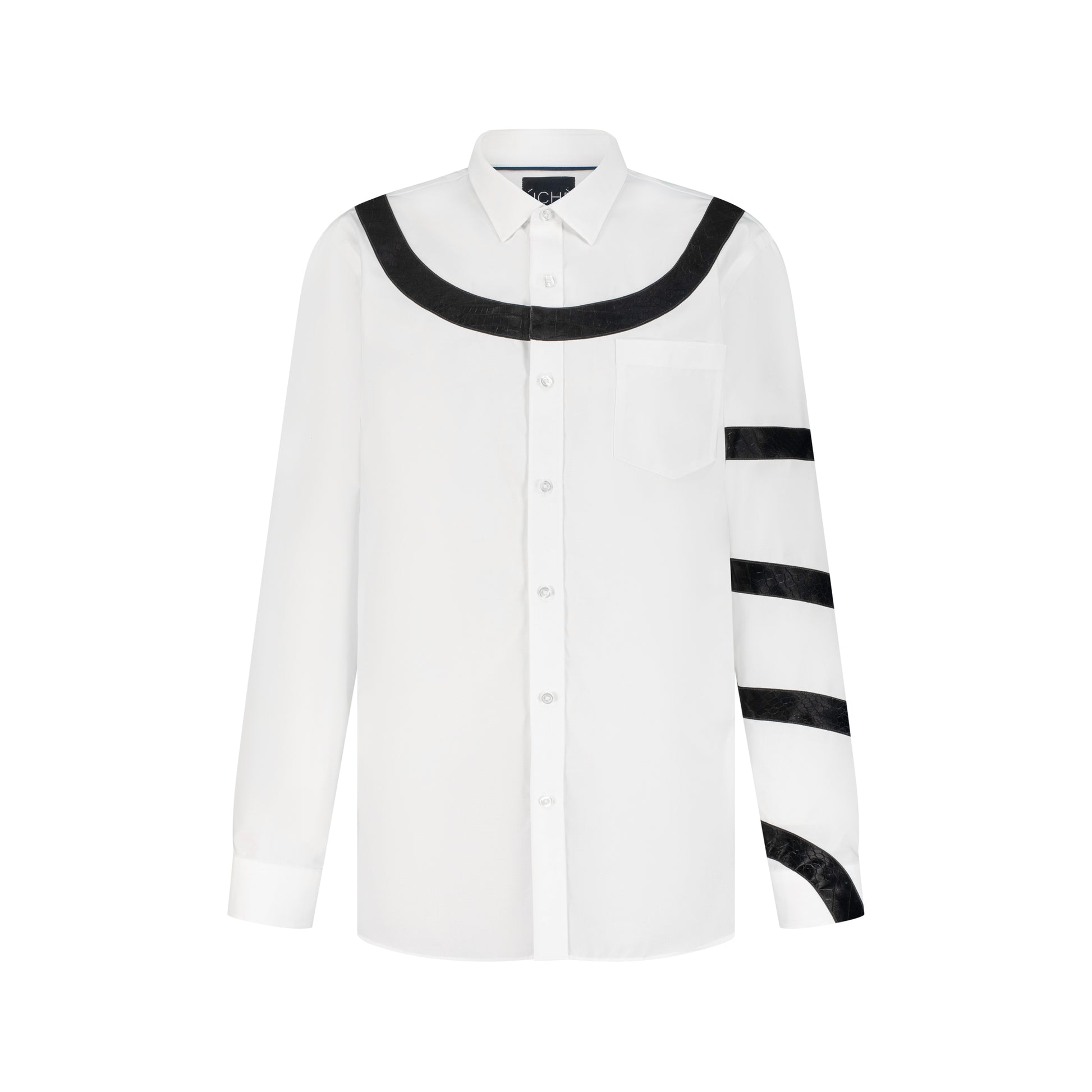 Crocodile Print Spiral Shirt