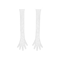 White Sheer Gloves